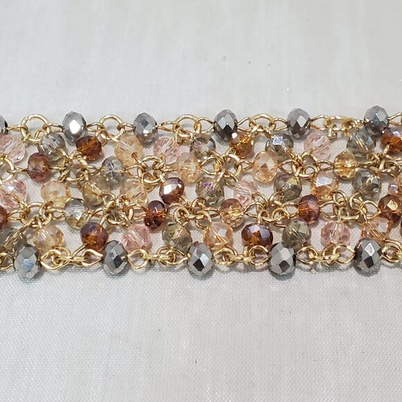 Ali Khan Glass multi color Beaded Bracelet - Picture 6 of 7